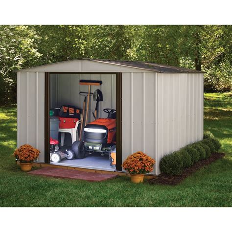 newport 10 ft x 8 ft steel shed box|arrow metal sheds home depot.